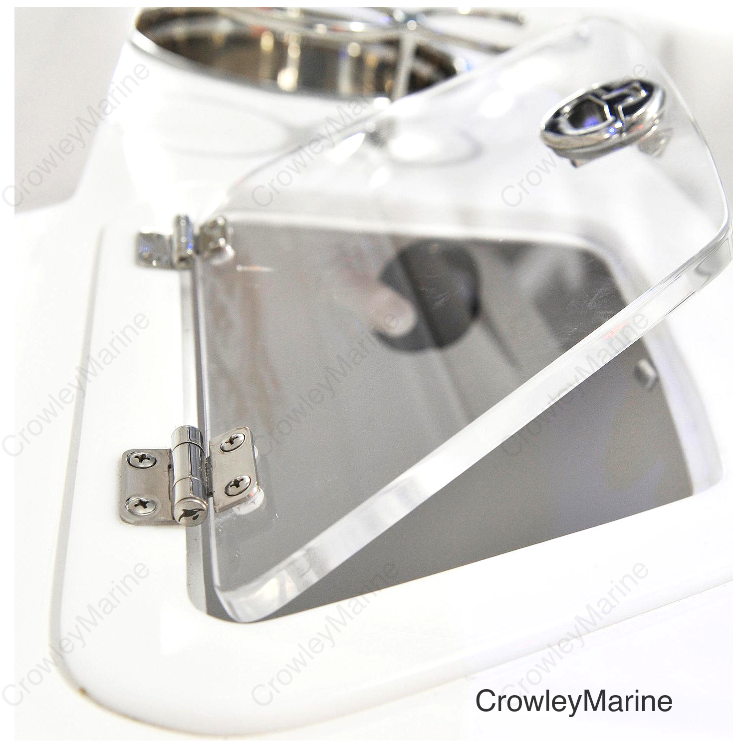 Seachoice Barrel-Up Friction Hinge, 316 Stainless Steel, 1-1/2 in. X 2-1/4 in., 1 Pair
