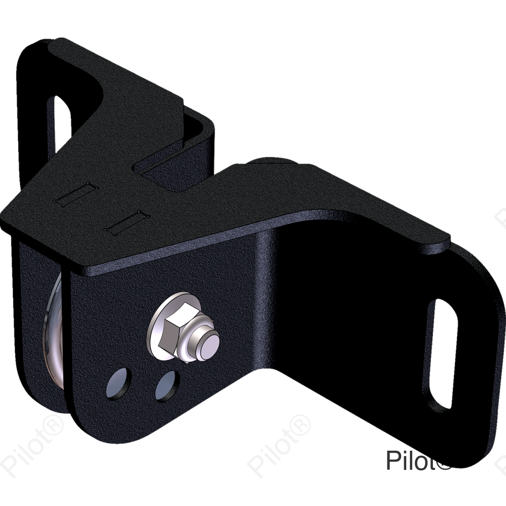 Plow Fairlead Pulley - Synthetic Cable - Wide 6.00" Bolt