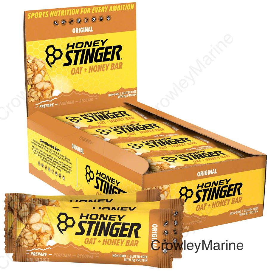 Honey Stinger Oat and Honey Bars - Original Box of 12