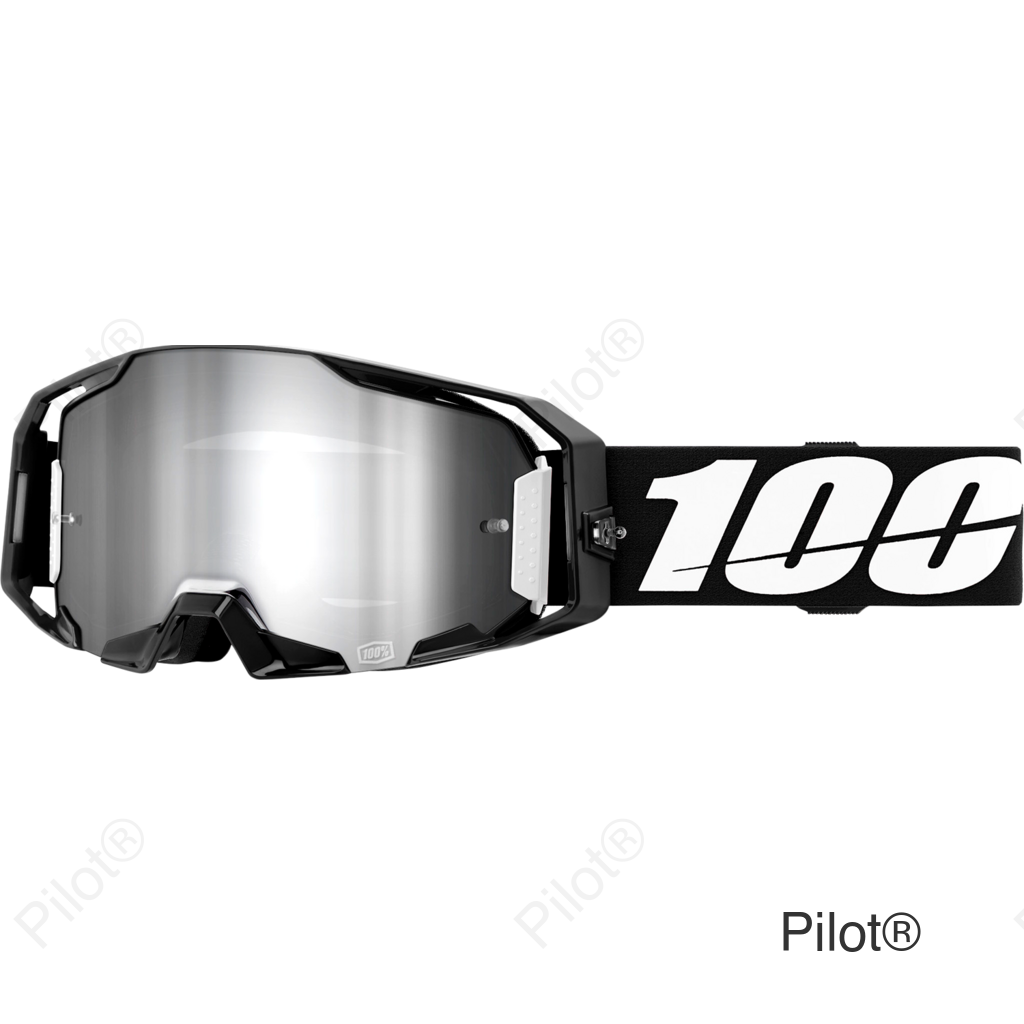 ARmatic Goggle - Black - Silver Flash Mirror