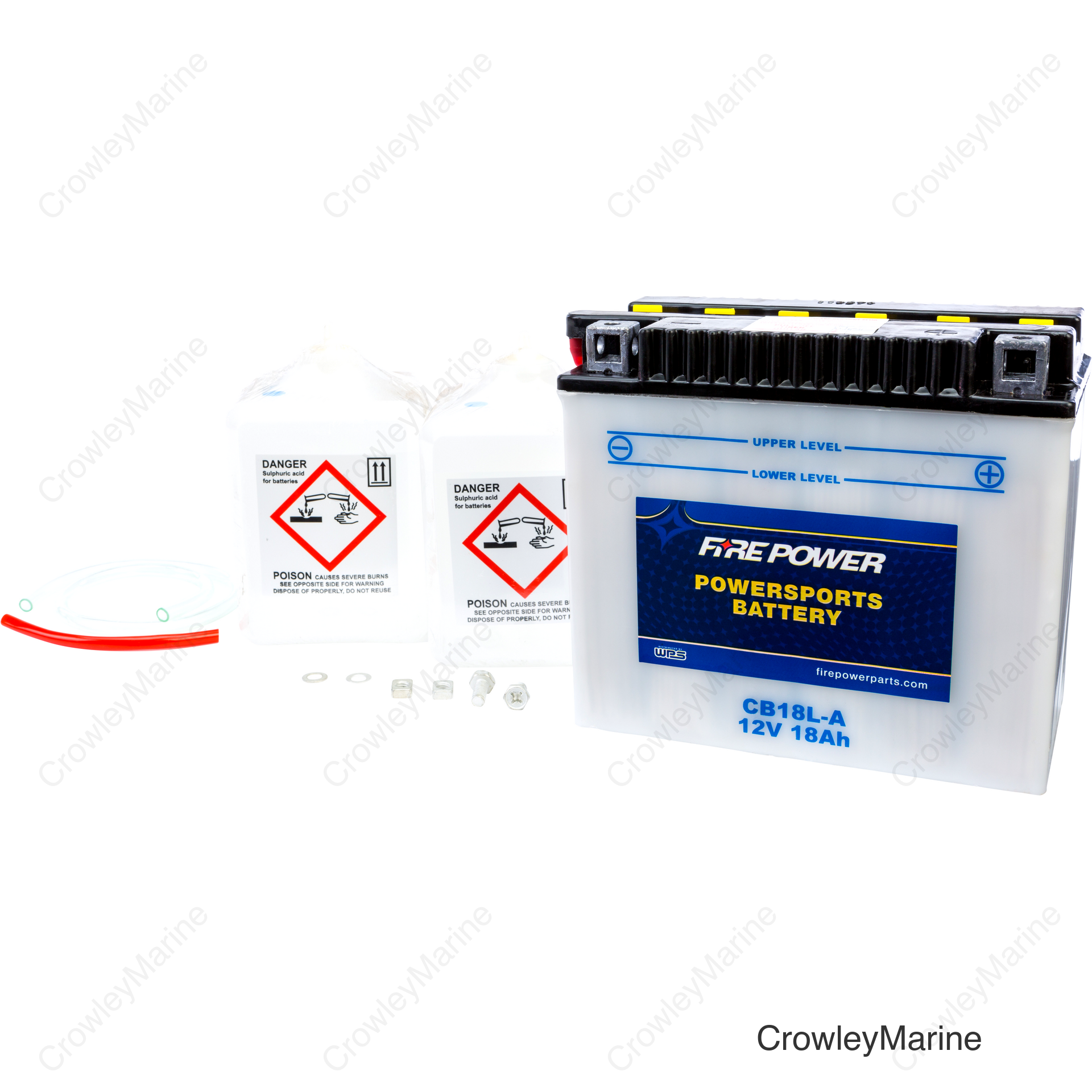 BATTERY W/ACID CB18L-A 12V HEAVY DUTY