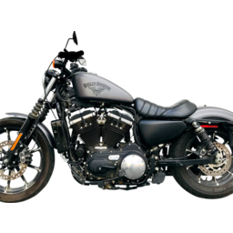 Side Mount Oil Cooler Kit - Gloss Black - Sportster thumbnail-1