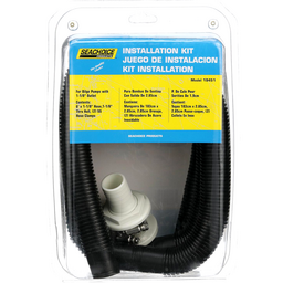 Seachoice Bilge Pump Installation Kit for 1-1/8 in. Outlets, w/ 6 Ft. Hose, 2 Hose Clamps, and Thru-Hull Fitting thumbnail-3