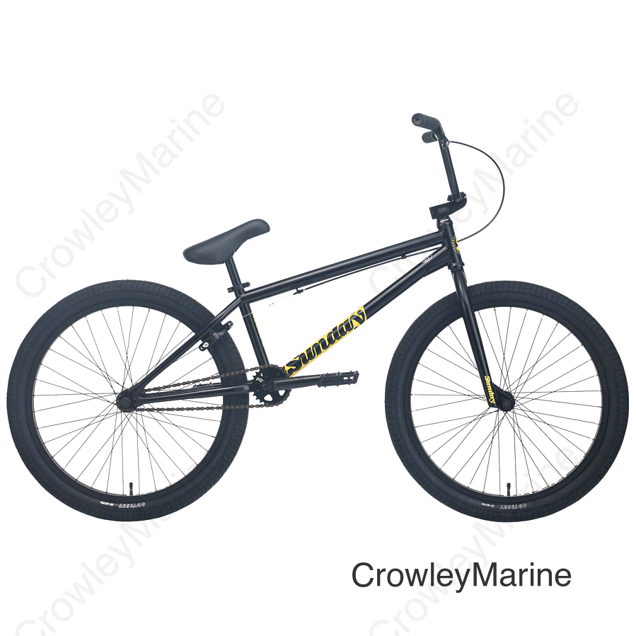 2023 Sunday Model C 24 BMX Bike - 22 TT Black