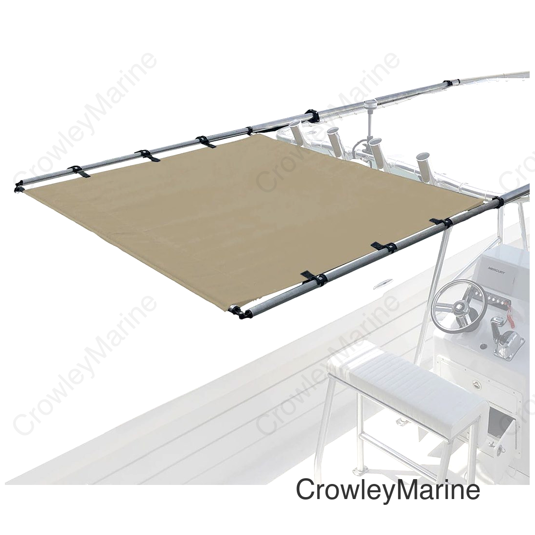 PTX POWER SHADE SS 69 INCH WIDE TAN