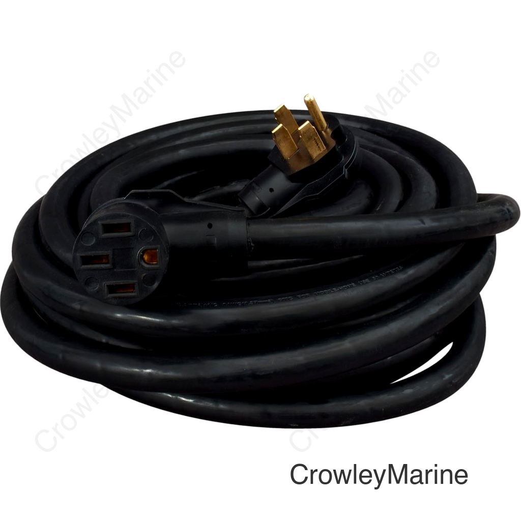 50A 50' EXT CORD  BLACK  BULK