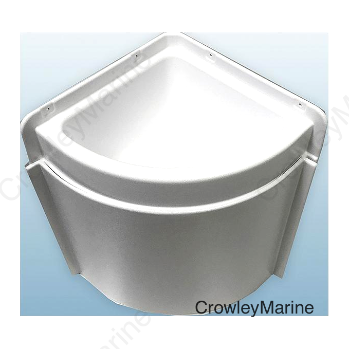 Specialy Recreation LSC11W Lavatory Corner Sink, 11", White