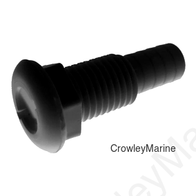 3/4" x 3-1/16"L, Black