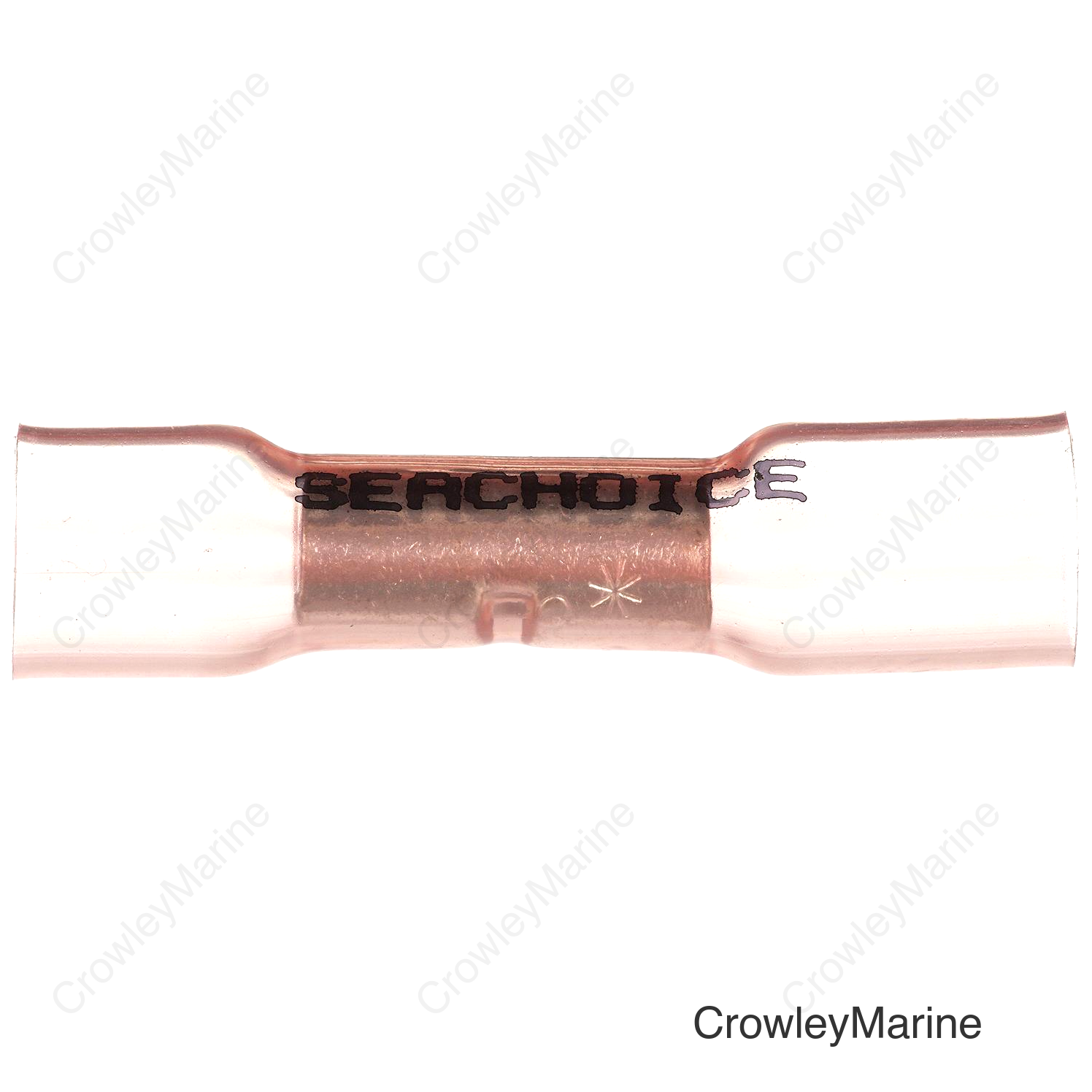 Seachoice Heat Shrink Butt Connector Wire, Solderless, Fits 8 Gauge Wire, Red, Pack of 25
