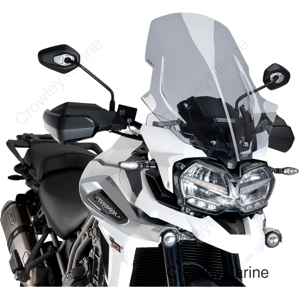 Race Windscreen - 24-1/2" - Light Smoke - Tiger