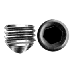 SET SCREW SS 1/4" CONE POINT