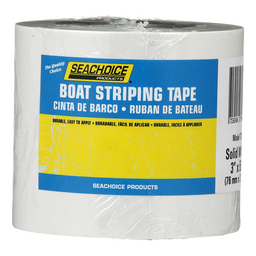 Seachoice Self-Adhesive Boat Striping Tape, 3 Mil Vinyl, 3 in. X 50 Ft., White thumbnail-0