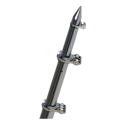 Taco OT0318HDVEL Deluxe Aluminum Tele-Outrigger Pole, 18', Silver, 1 pr.