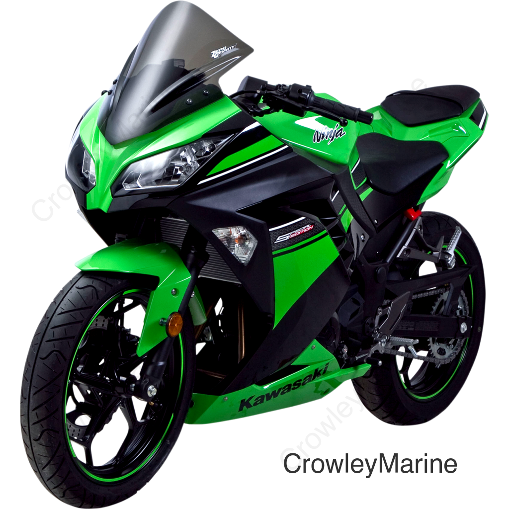 Corsa Windscreen - Smoke - Ninja 300