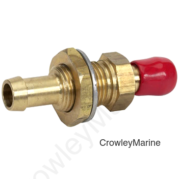 BRASS BULKHEAD FITTING 3/8"