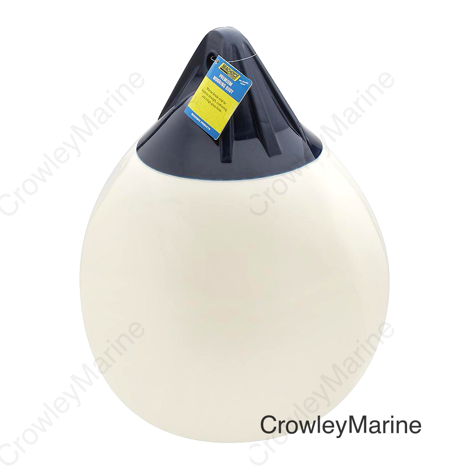 Seachoice Commercial All Purpose Buoy, 18 in. Round, White