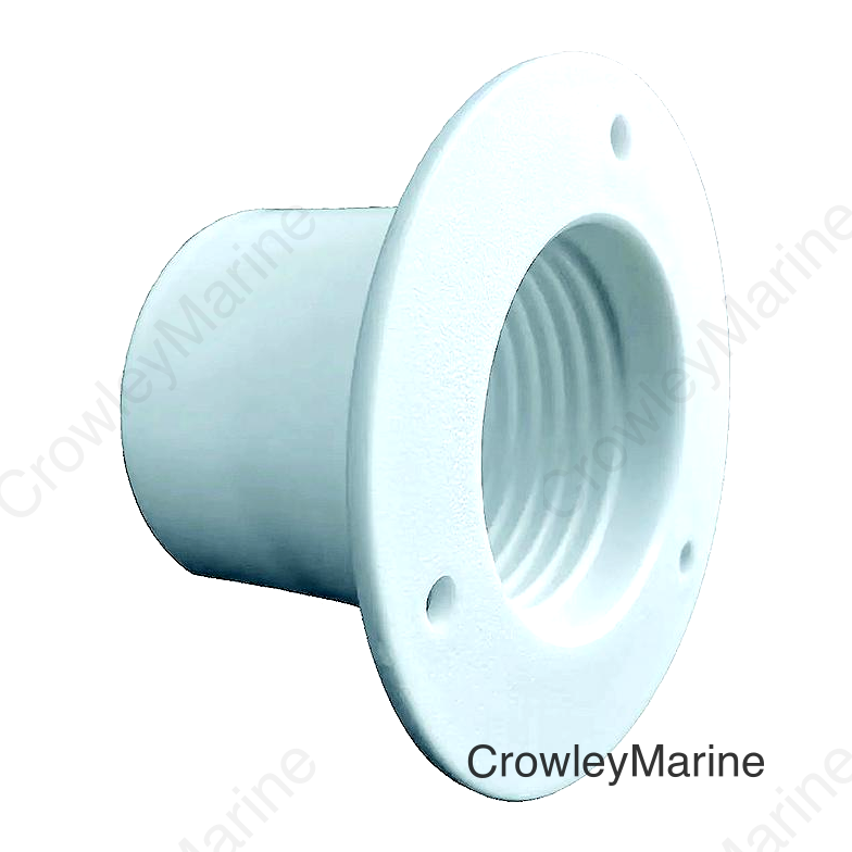 Seachoice 23484 Outboard Rigging Flange - 747 Series, 2", White