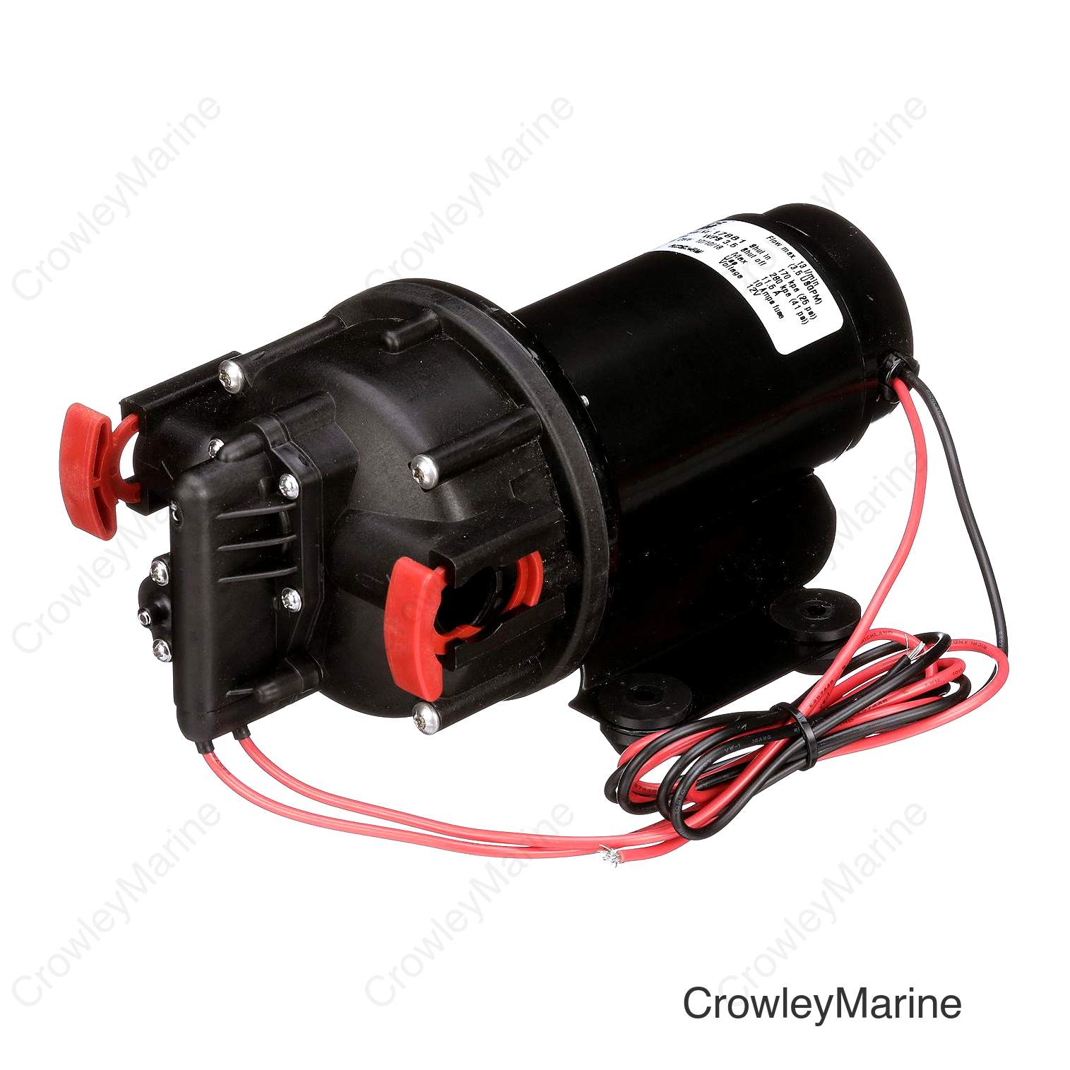 Seachoice Water Pressure System Pump, 3.5 GPM Max @ 41 PSI, 6.5 Ft. Max. Suction Lift, 12V DC