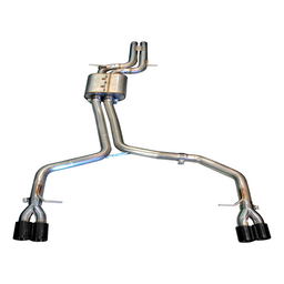 AWE Tuning Audi B8 S5 4.2L Track Edition Exhaust System - Polished Silver Tips thumbnail-0