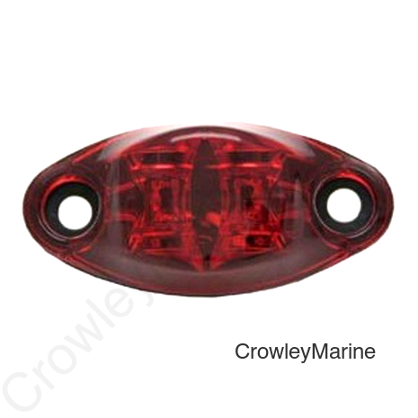 LED MARKER LAMP RED 2 WIR