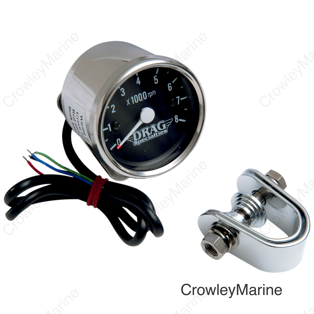 TACH ELEC 2.4"BLK BULB LT