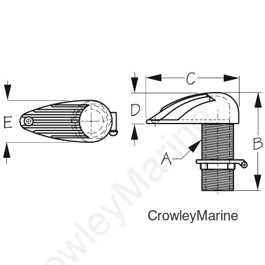 Stainless Steel INTAKE STRAINER - 1" (369575)