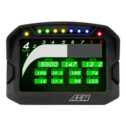 AEM CD-5LG Carbon Logging Digital Dash Display w/ Internal 10Hz GPS & Antenna thumbnail-32