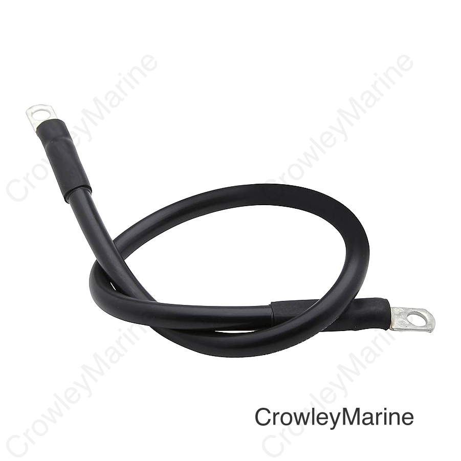 Seachoice 4 AWG Marine Grade Cable, Black, 2 Ft.