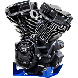 MK136 Black Edition Engine - 550G Gear Drive - Oil Cooled - Race Only - M8 Touring