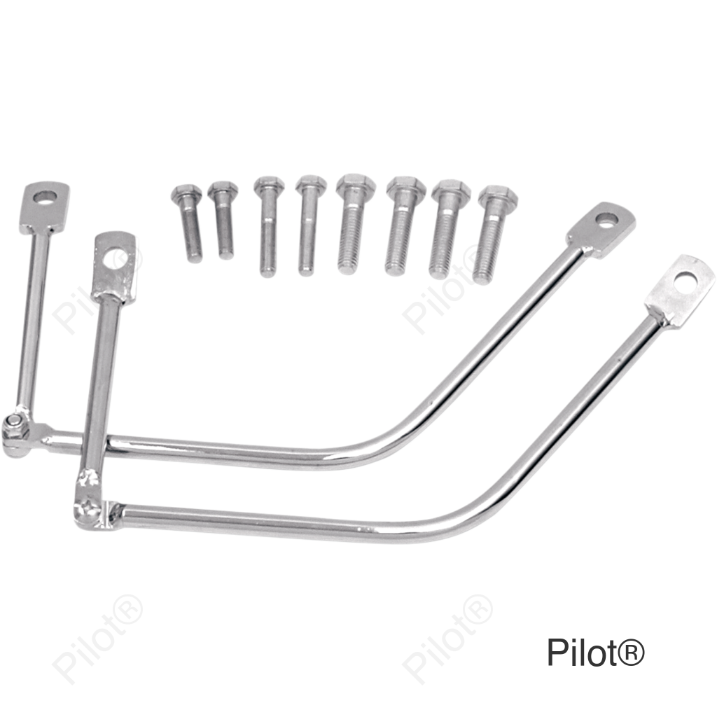 Saddlebag Support - Chrome - Harley