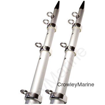 15' Heavy Duty Silver/Silver Telescoping Outrigger