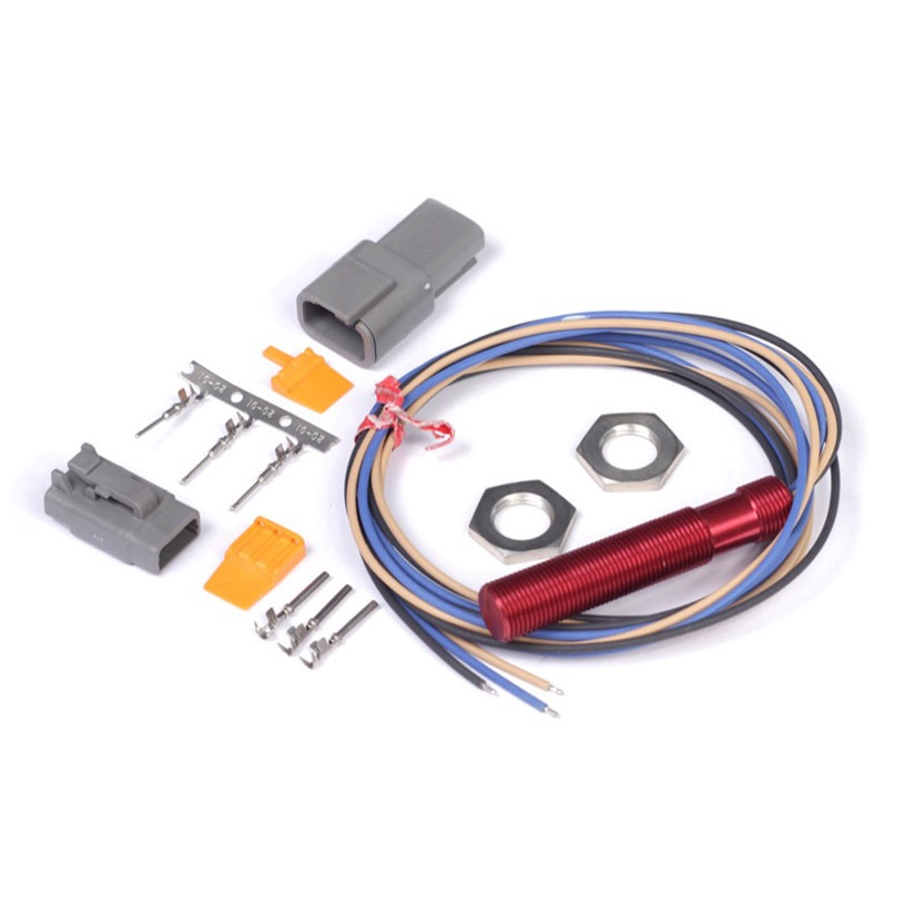 Haltech Red Single Channel Hall Effect Sensor M12x1.0 (Wheel Speed/Crank/Cam)