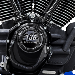 MK136 Black Edition Engine - Oil Cooled - 49 State - M8 Touring