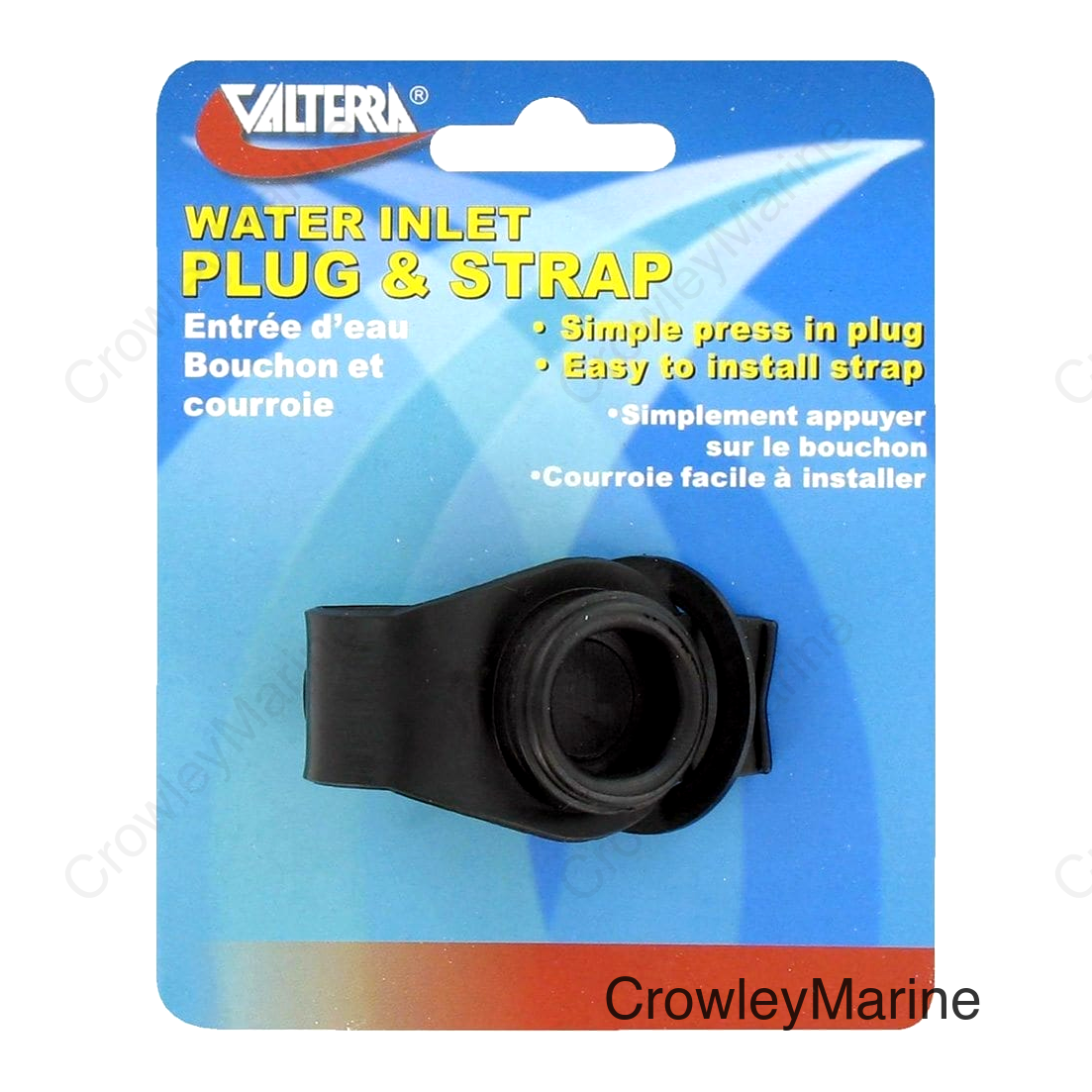 WTR INLET PLUG 3/4IN W/STRAP B