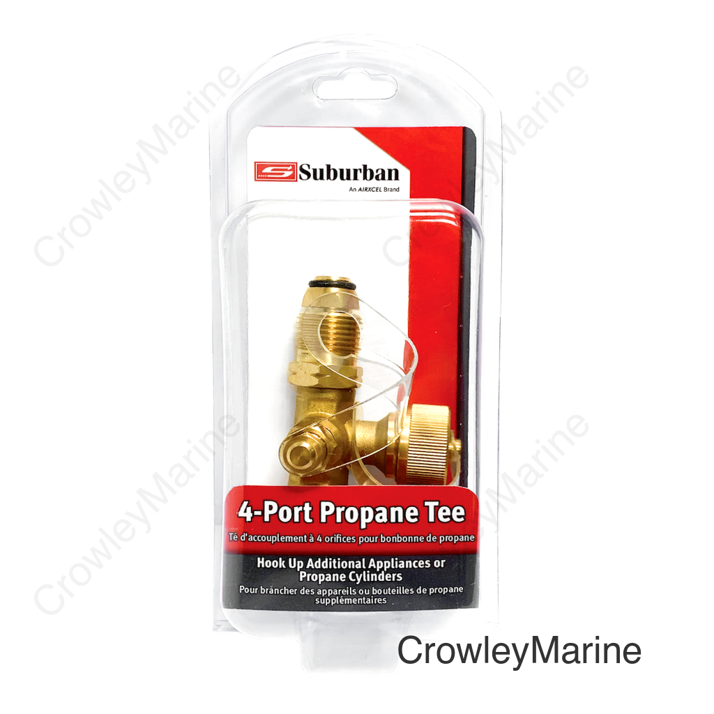 4-PORT PROPANE TEE-- INLET: FEMALE