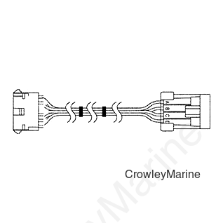 10' REMOTE HARNESS 5 WIRE 8PIN