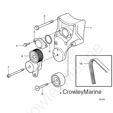 Screw - Volvo Penta (959245)