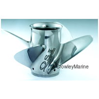 Offshore I Prop - 4 Blade 14.5x19RH Stainless Steel
