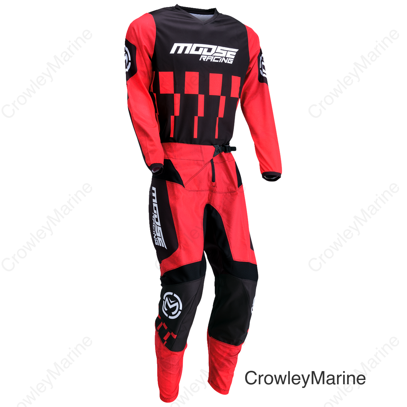 PANT QUALIFIER RD/BK 36