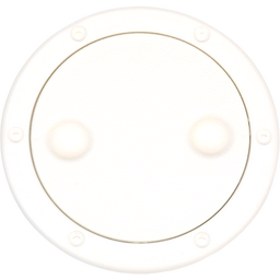 Seachoice Twist 'N' Lock Marine Boat Deck Plate, White Finish, Up to 4-1/2 In. thumbnail-2
