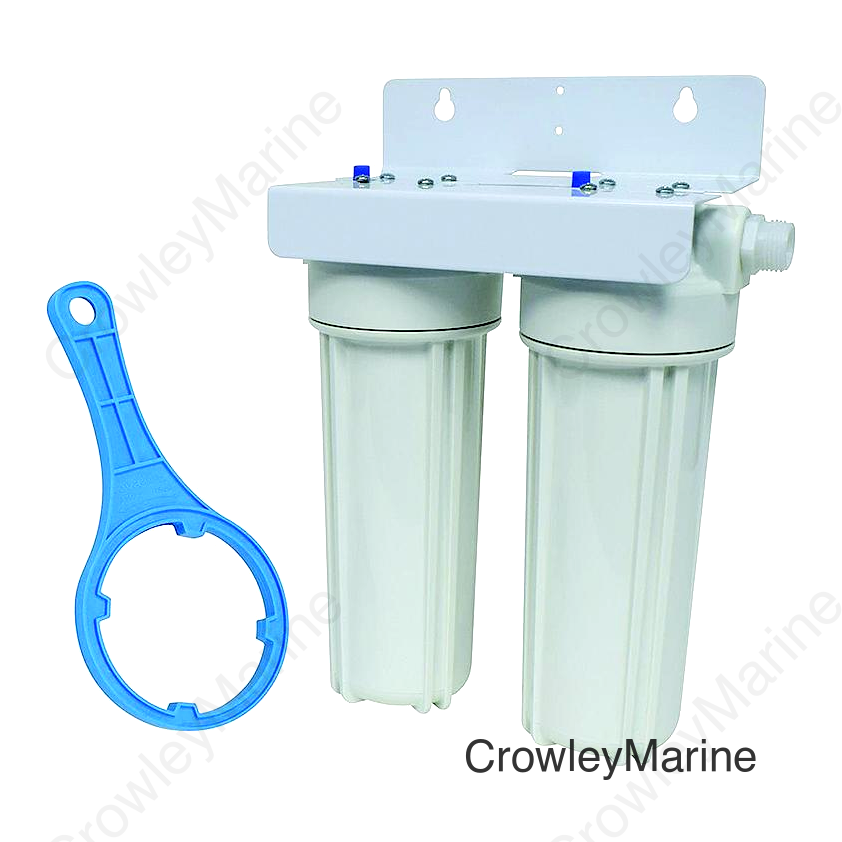 Valterra A011139 AquaFresh Dual Housing Exterior Filter System