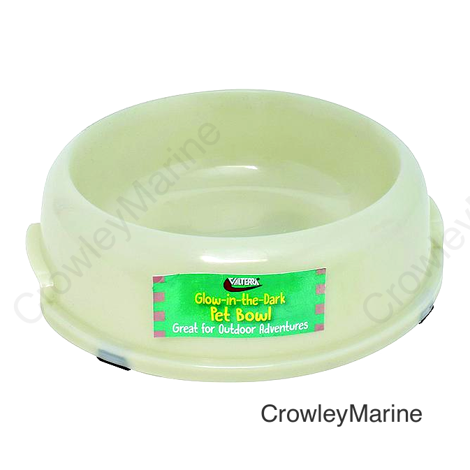 Valterra A102004 Glow-In-The-Dark Dog Single Pet Bowl