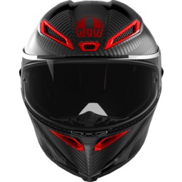Pista GP RR Helmet - Intrepido - Matte Carbon/Black/Red - Small