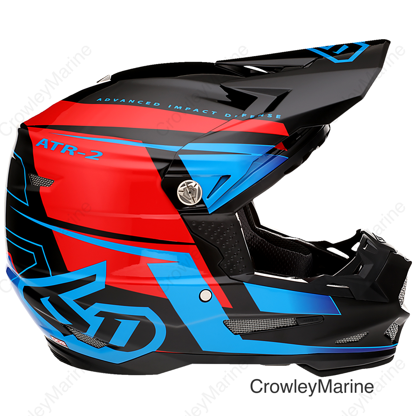 ATR-2 Helmet - Mach - Blue/Red/Black - 2XL