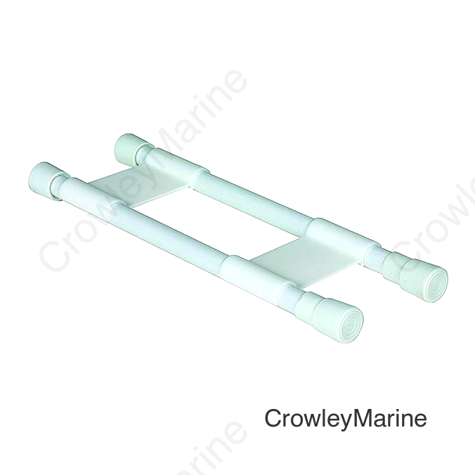 Camco 44093 Double Cupboard Bars, White