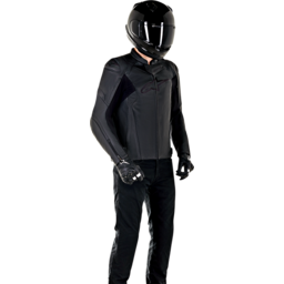 Faster v2 Leather Jacket - Black - US 48 / EU 58 thumbnail-1