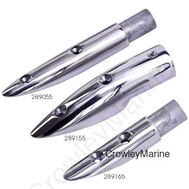 Stainless Steel 16-1/2DGRAIL END (END OUT) (289165-1)