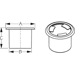 DRINK HOLDER W/ BUMPERS (588095-3) thumbnail-1