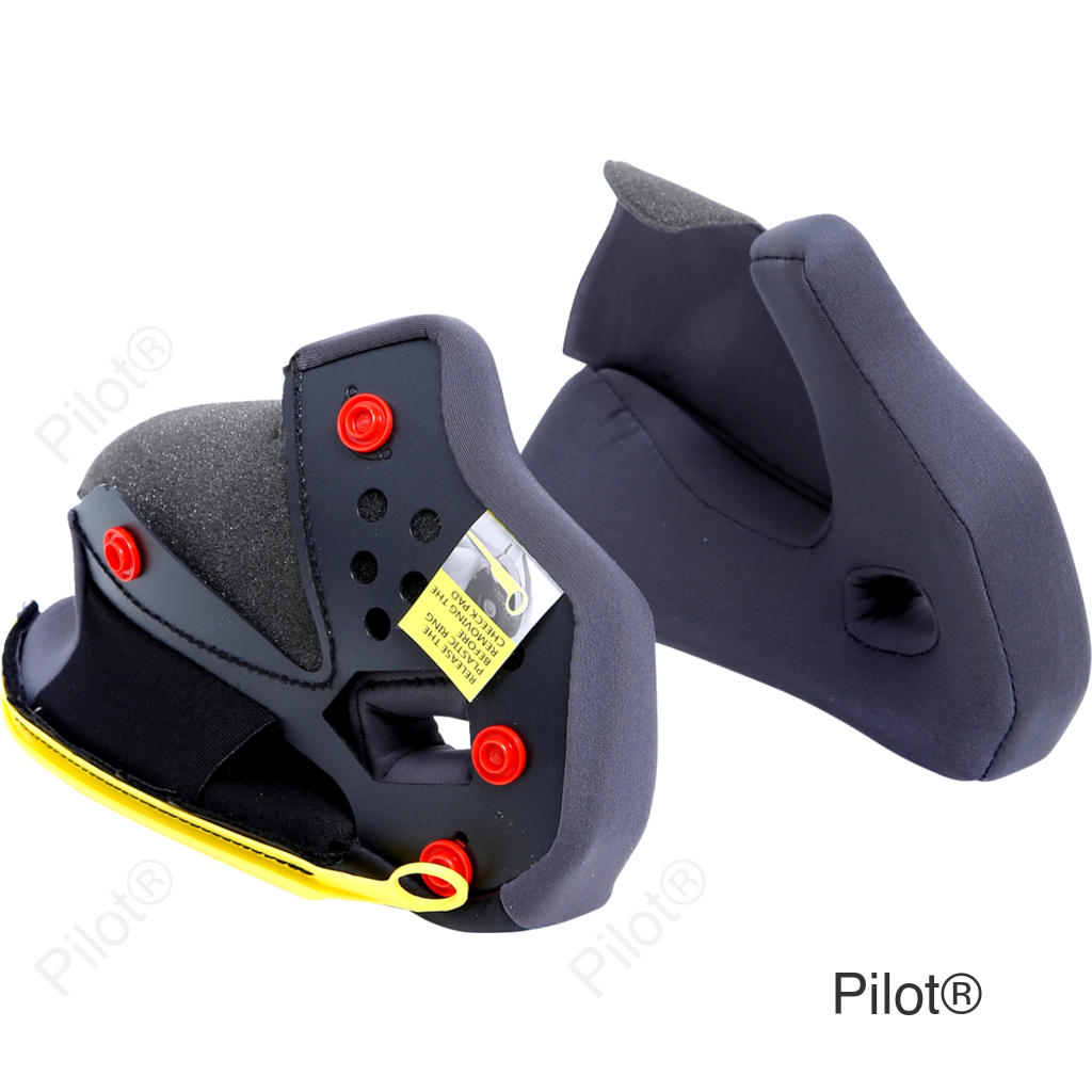 Tourmodular Cheek Pads - Gray/Black - 2XL