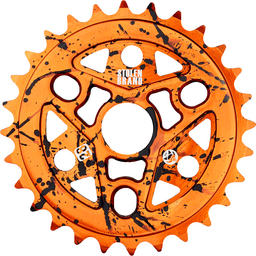 Stolen Sumo III Sprocket - 28t 6.0mm Thickness Aluminum Orange